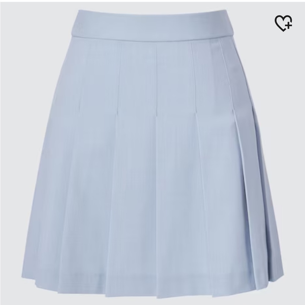 Uniqlo Light Blue Mini Skirt